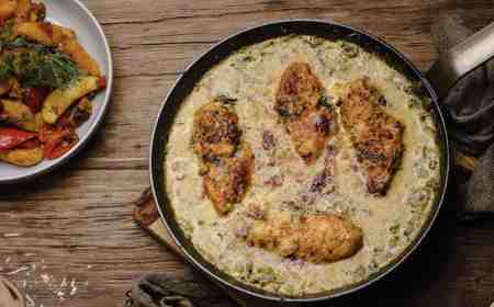 Creamy Chicken & Spinach Casserole