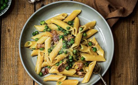 Pea & Bacon Pasta Salad