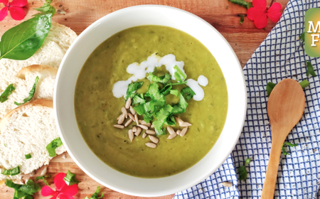 Green Pea & Coconut Soup