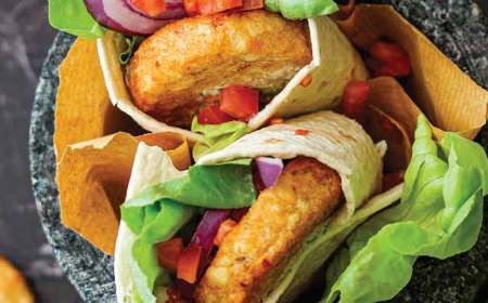 Aloo Tikki Wraps