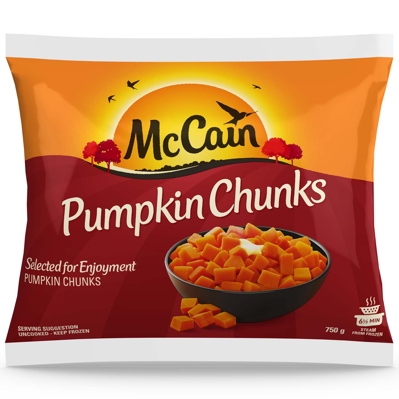 Pumpkin Chunks 750g