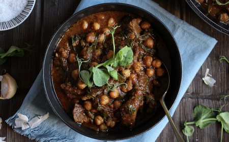 Moroccan Beef  & Spinach Stew