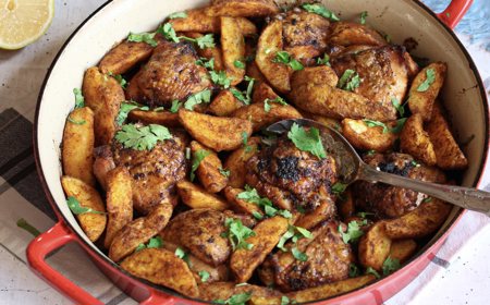 Masala Chicken & Spicy Wedges