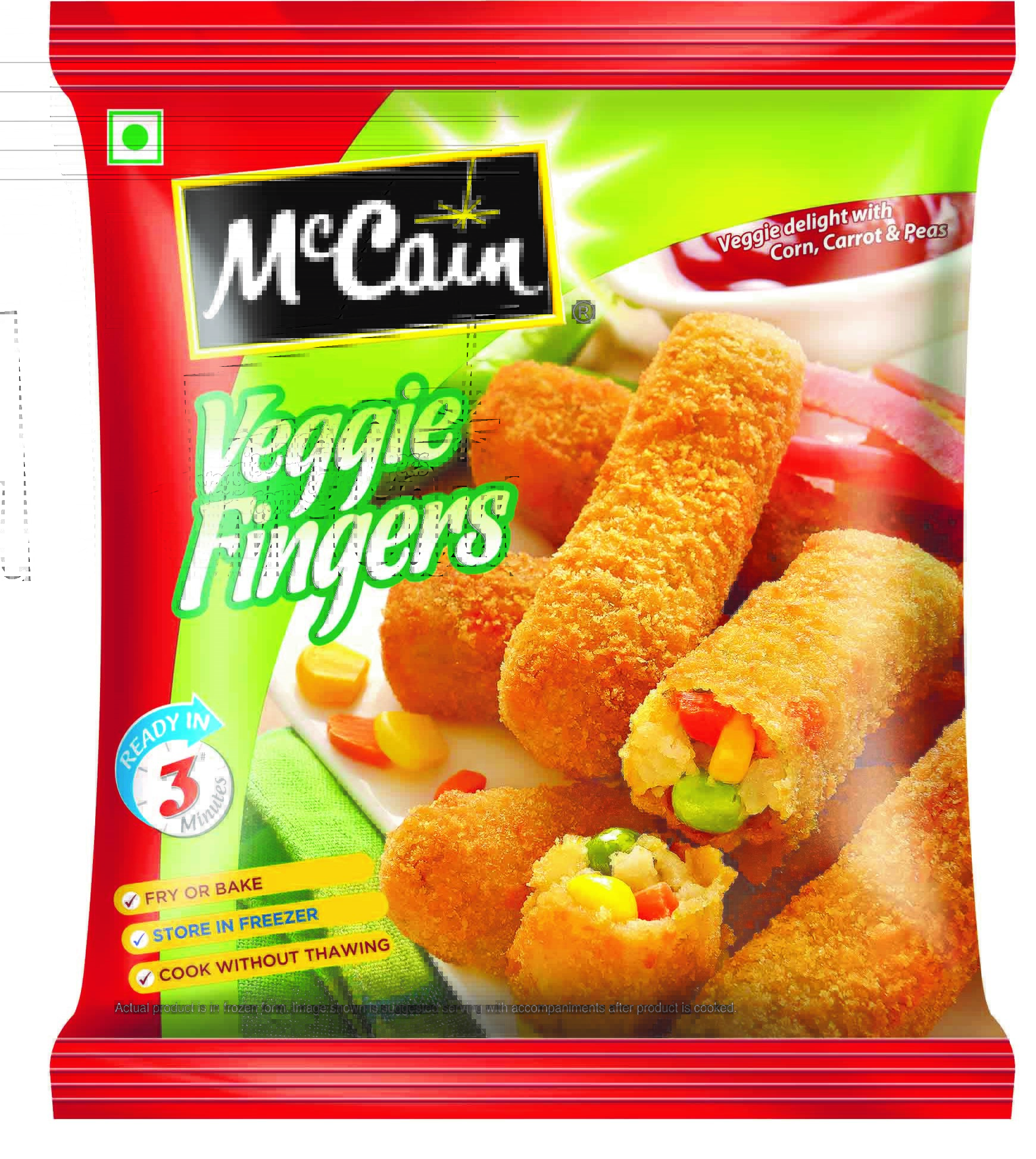 McCain Veggie Fingers 400g Pack Photo