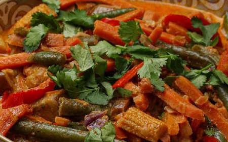 Thai Red Veg Curry Stir Fry