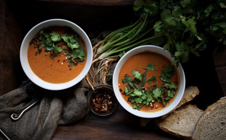 Spicy Pumpkin & Coconut Soup