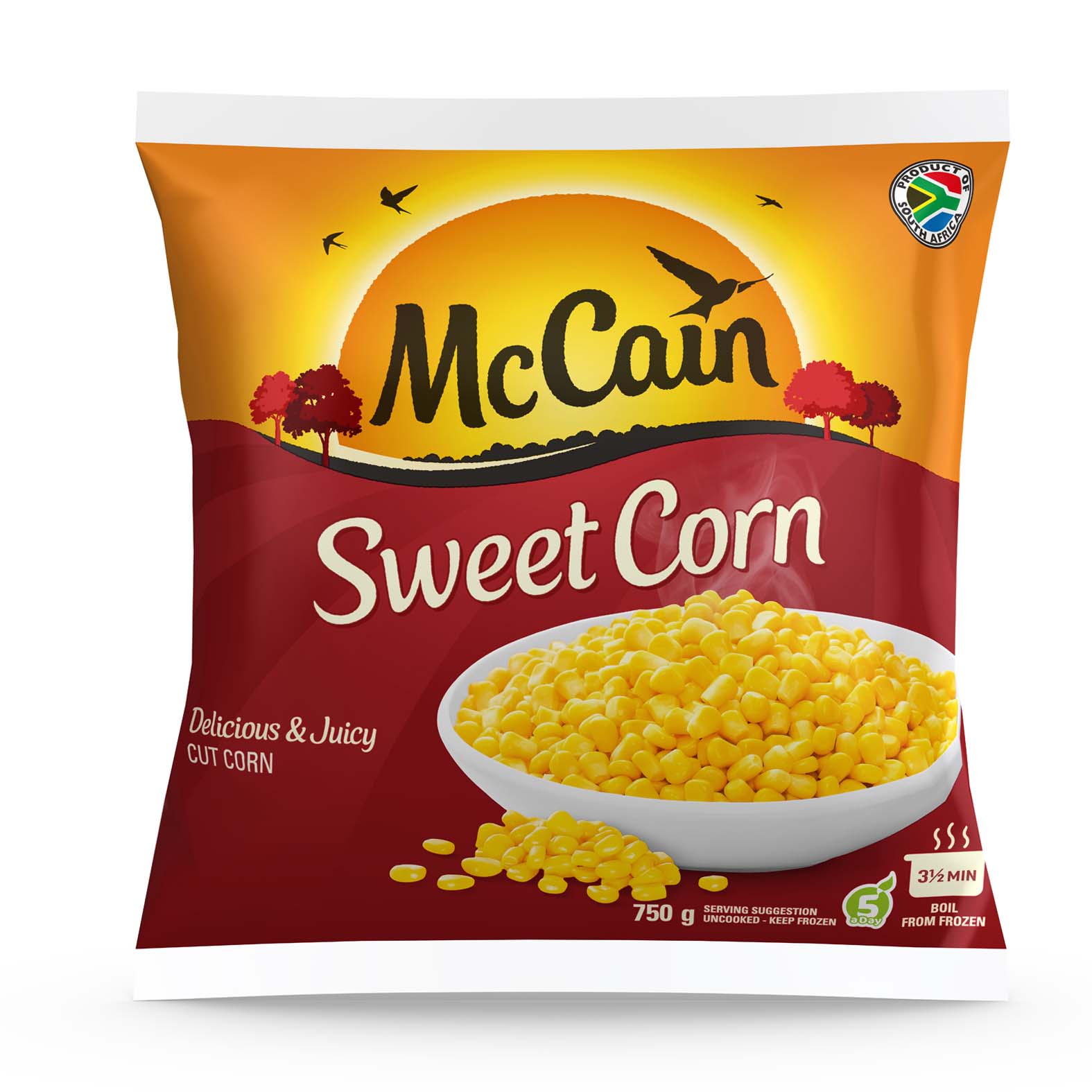 Sweet Corn 750g & 250g Pack Photo