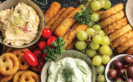 Cheesy Dip Smile Sharing Board