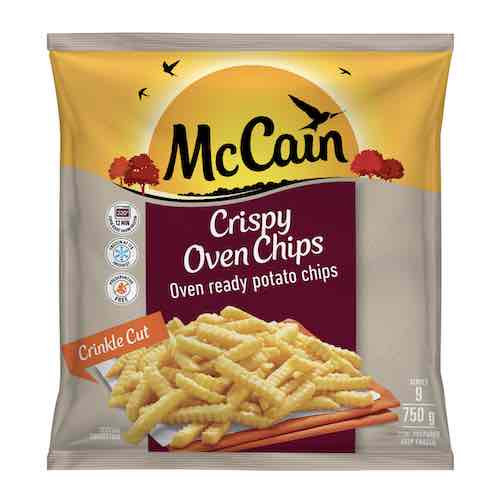 Crinkle Cut Oven Chips 750g Pack Photo