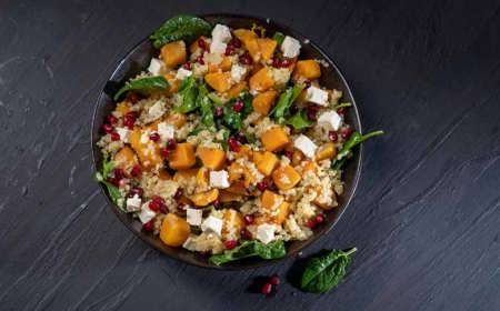 Butternut and Quinoa Salad with Citrus Dressing