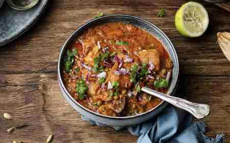 Sweet Potato, Pumpkin And Pea Korma