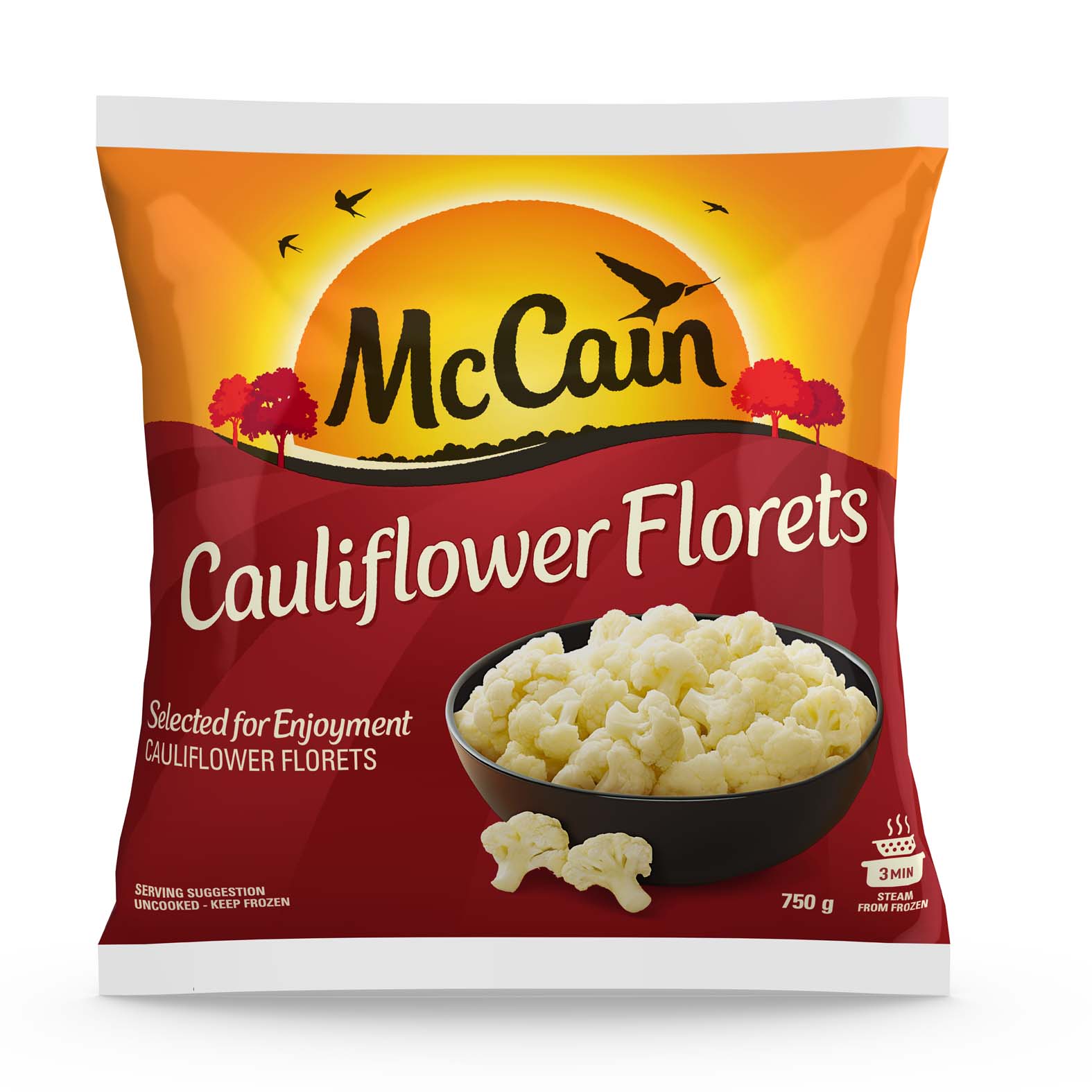 Cauliflower Florets 750g Pack Photo