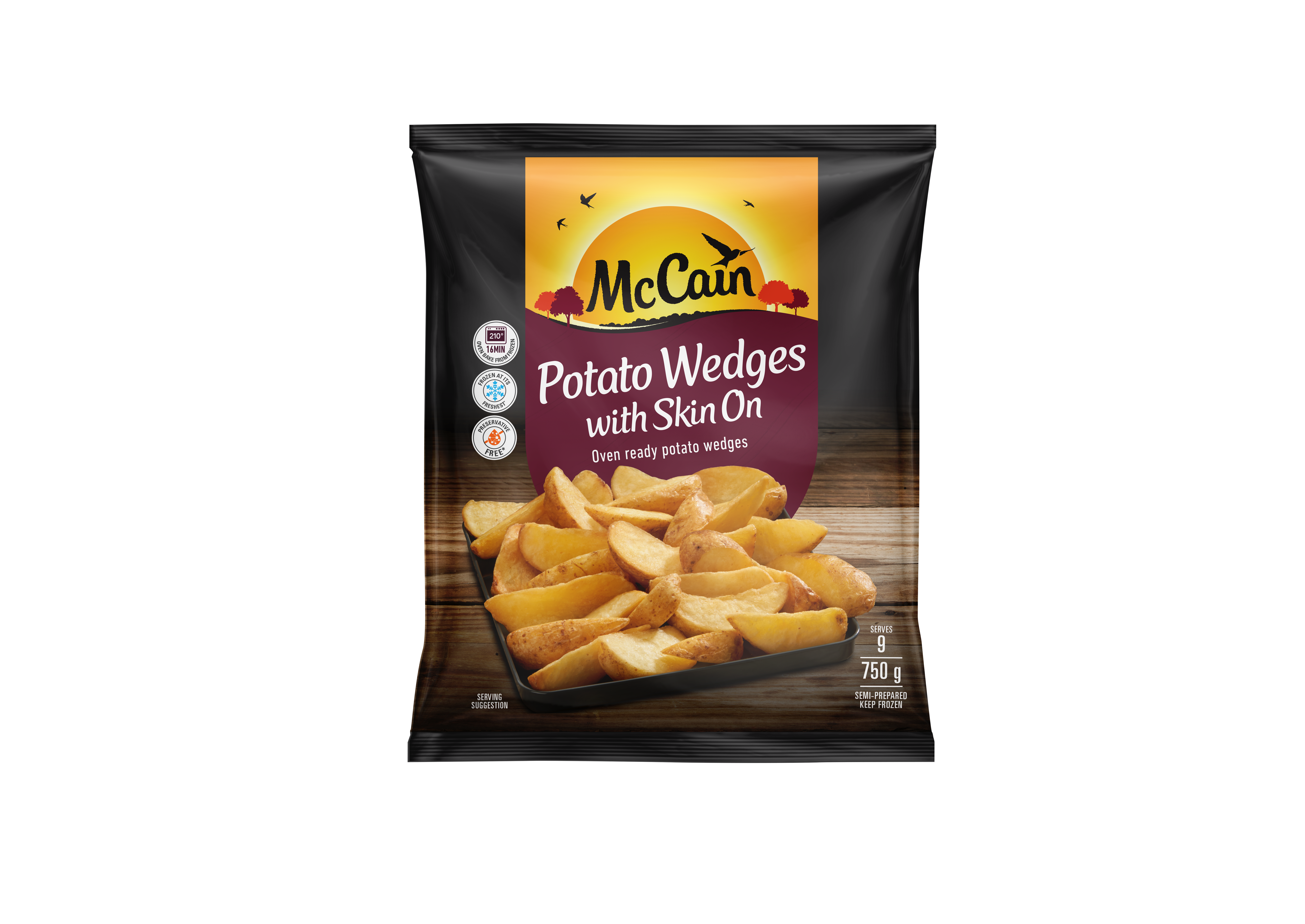 Original Wedges 750g