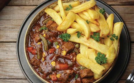 Beef Stew With Oven Chips