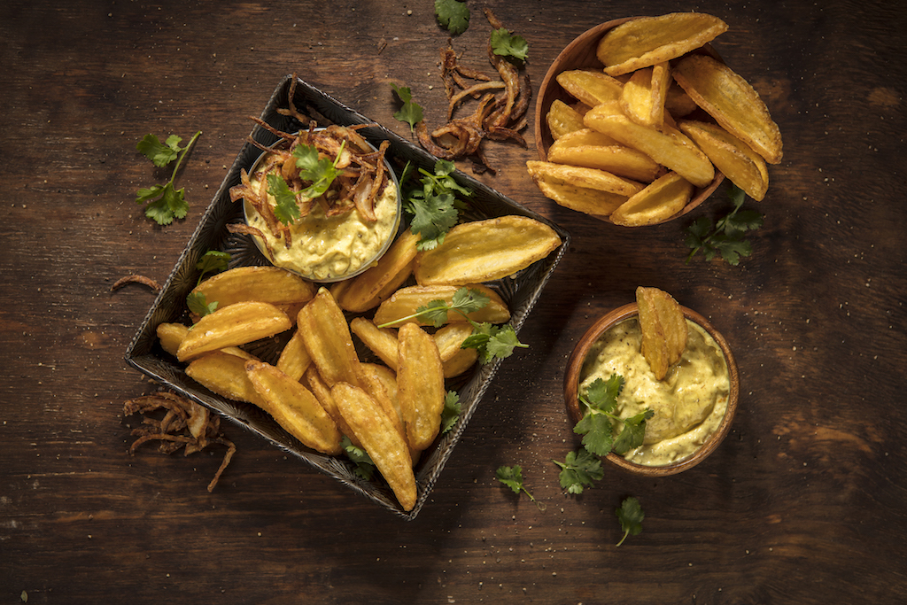 Crispers & Curry Mayonnaise Dip