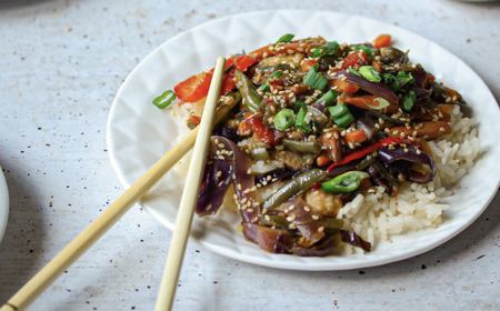 Mongolian Vegetable Stir Fry