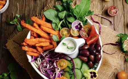 Buddha Bowls & Sweet Potato Fries