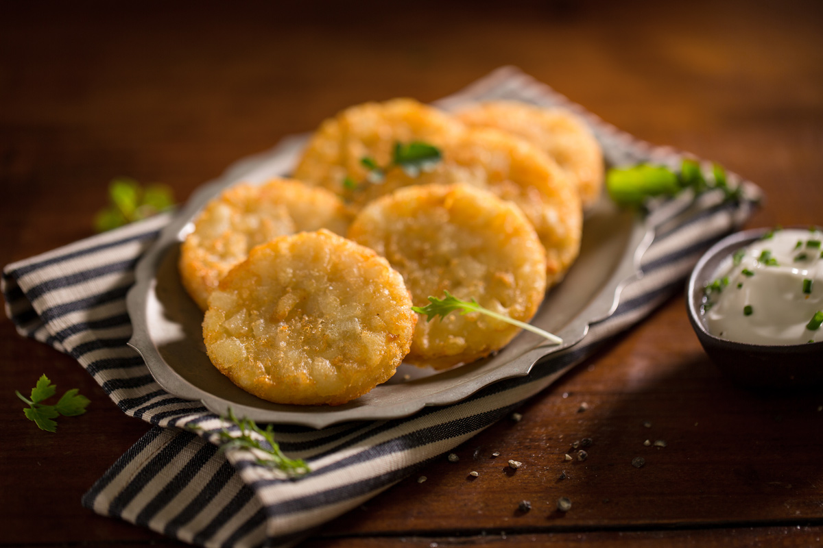 Our Menu Signature Hash Brown Rounds