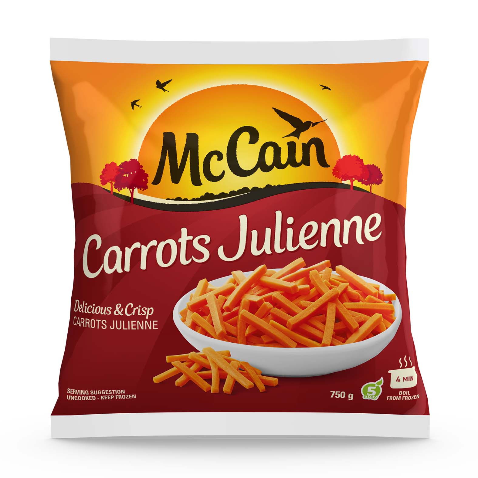 Carrots Julienne 750g Pack Photo