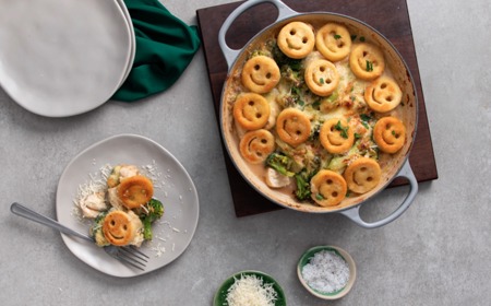 Chicken & Broccoli Bake With Smiles