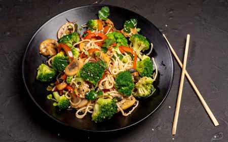 Broccoli and Mushroom Stir-Fry