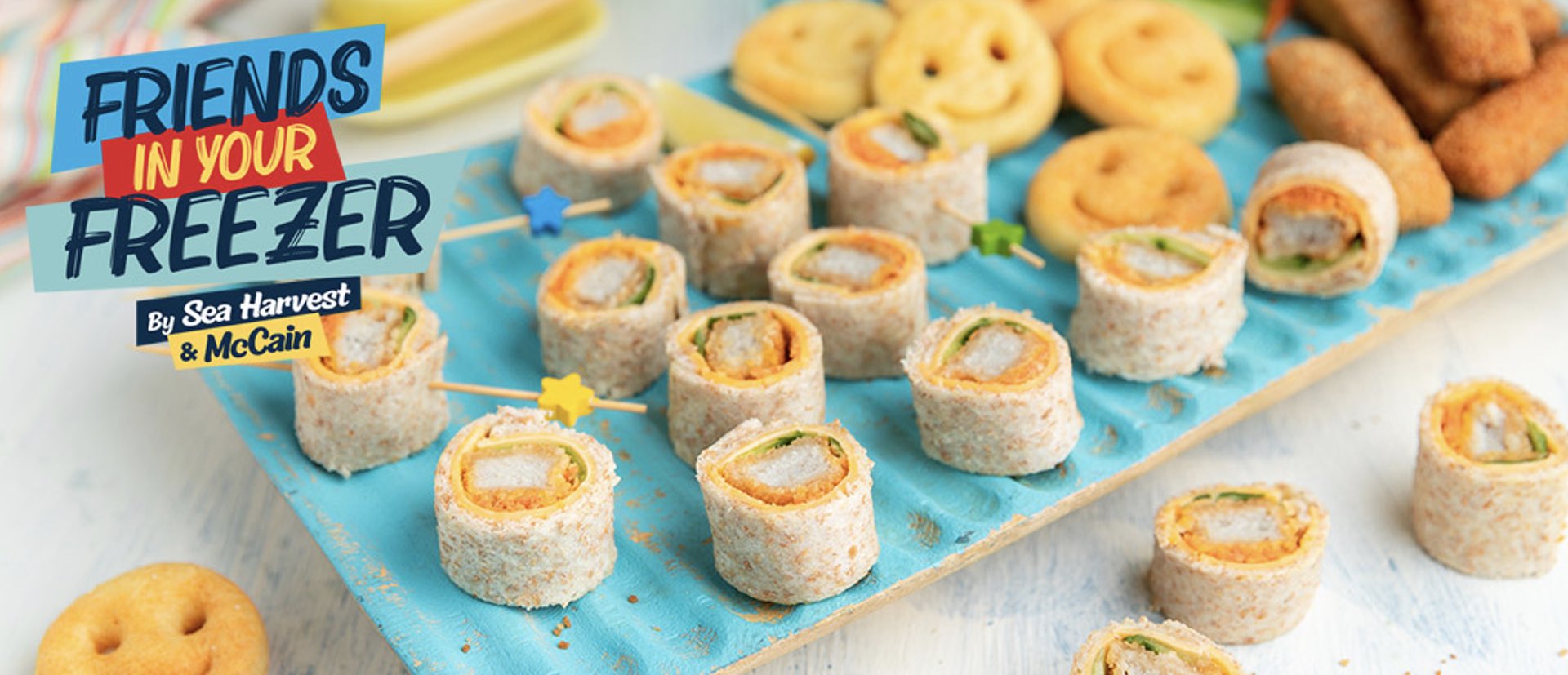 Fish Finger ‘Sushi’ With Smiles