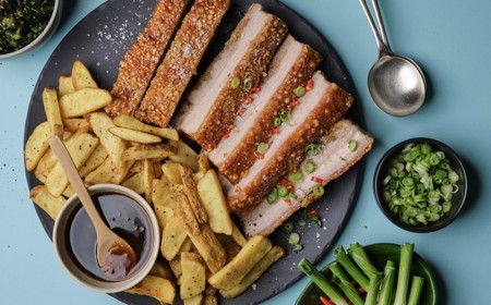 Pork Belly & Oven Chips