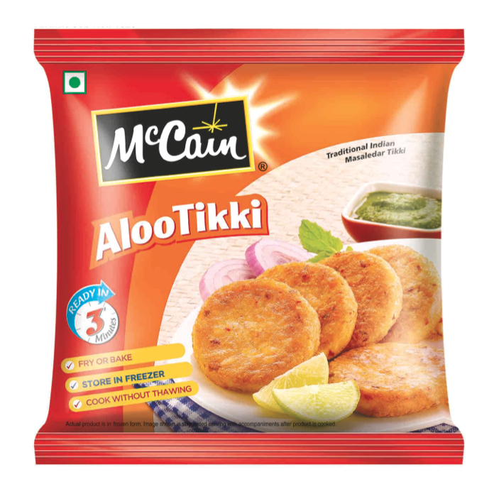 McCain Aloo Tikki 400g Pack Photo