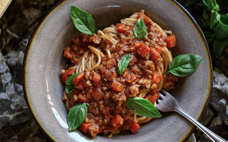 Spaghetti Bolognese With Carrots