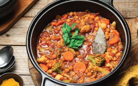 Vegetarian And Chickpea Stew