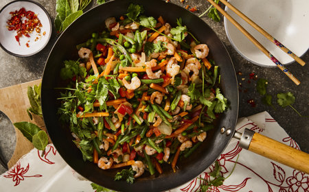 Spicy Shrimp Stir Fry