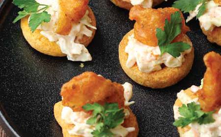 Battered Fish And Coleslaw Emotibites Canapes