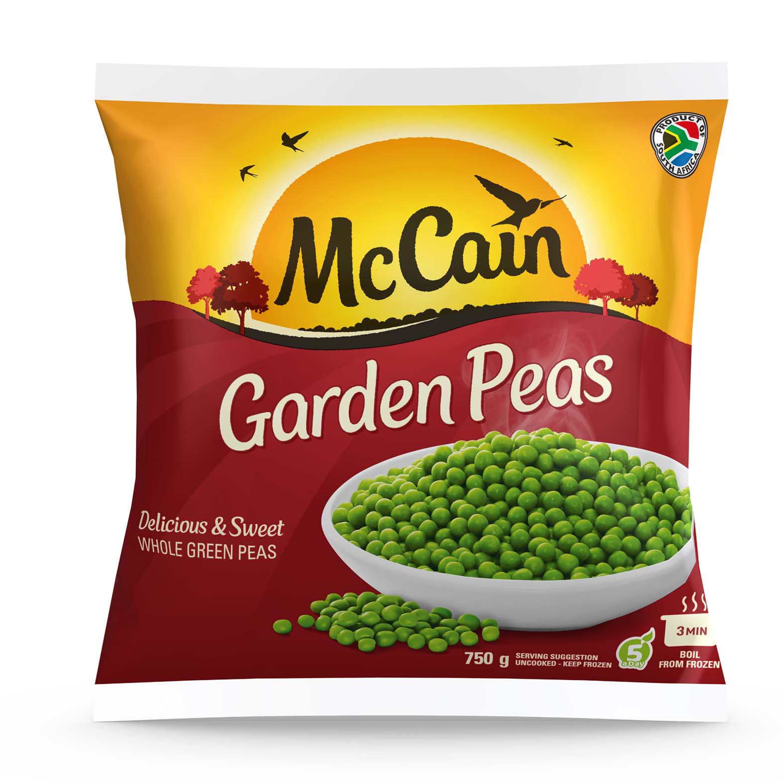 Garden Peas 750g & 250g Pack Photo